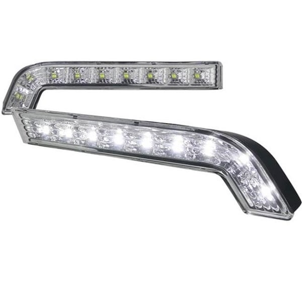 Overtime Gt Daytime Running Light Clear Lens & White LED for 10 to Up Ford Mustang; 3 x 4 x 12 in. OV686360 - main